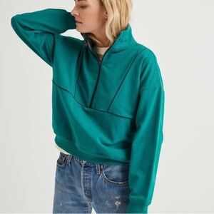 Richer Poorer Evergreen Terry Quarter Zip Sweatshirt